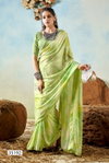 Sanchita Vol 2 By Vallabhi Moss Chiffon Abstract Print With Fancy Swarovski Work Saree Exporters In India